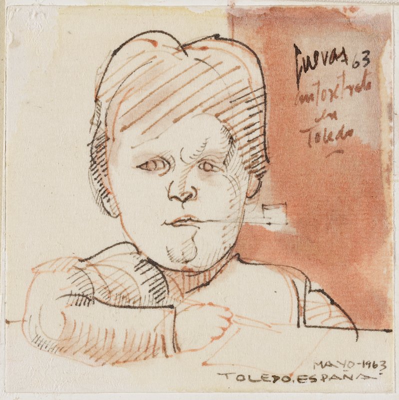 Self-Portrait at Toledo, José Luis Cuévas, 1963