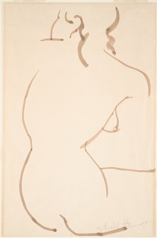 Female Nude, Seen from Behind, John B. Flannagan, c. 1930–39