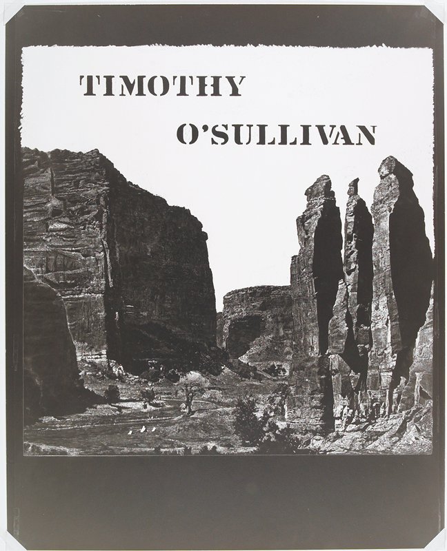 Arizona (After Timothy O'Sullivan), Fred R. Parker, 1984