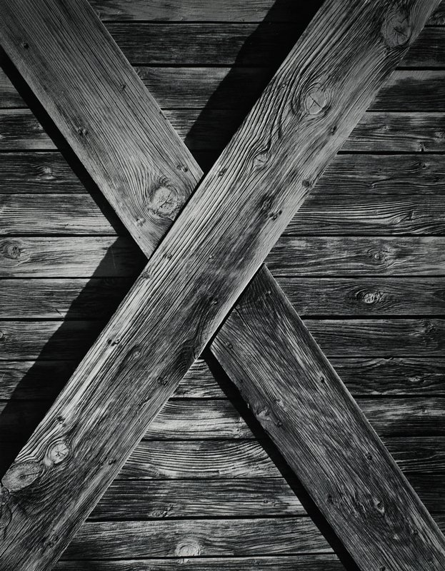 Untitled [crossed boards], Rosalee Vogel, 1980