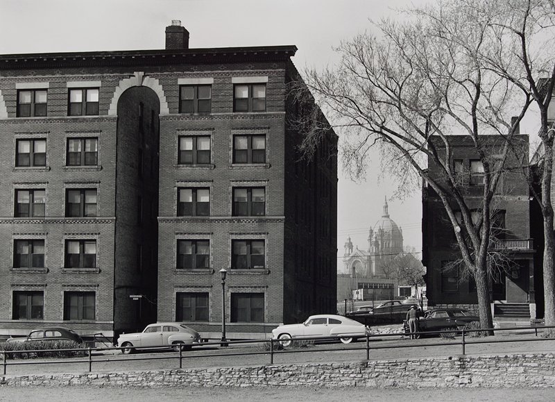 Central Park, St. Paul, Minnesota, Looking Toward the Cathedral, Jerome Liebling, 1952