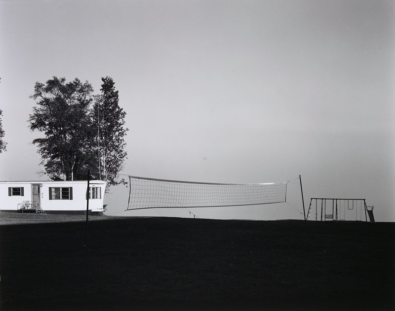 Badminton Net, Lake Superior in Fog, Near Grand Marais, Minnesota, Frank W. Gohlke, 1977