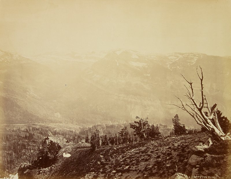 The Teton Range South, William Henry Jackson, 1873