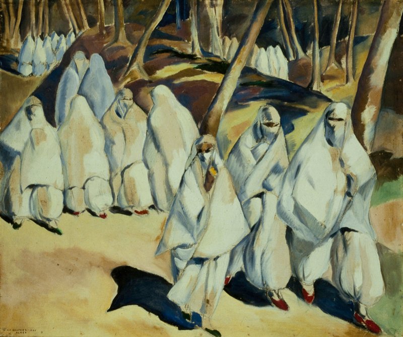 Mauresques Out Walking, Clement Haupers, 20th century