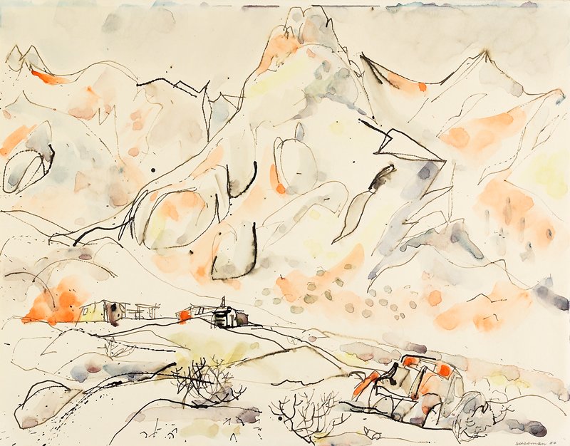 Abandoned Indian Village (Wendover, Nevada), Richard N. Sussman, 1954