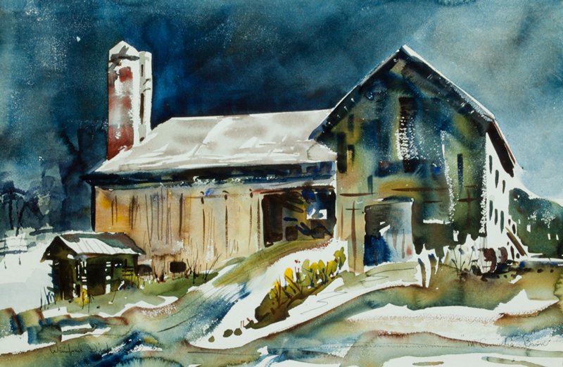 McCormick's Barn, Winifred Dickinson, 1962
