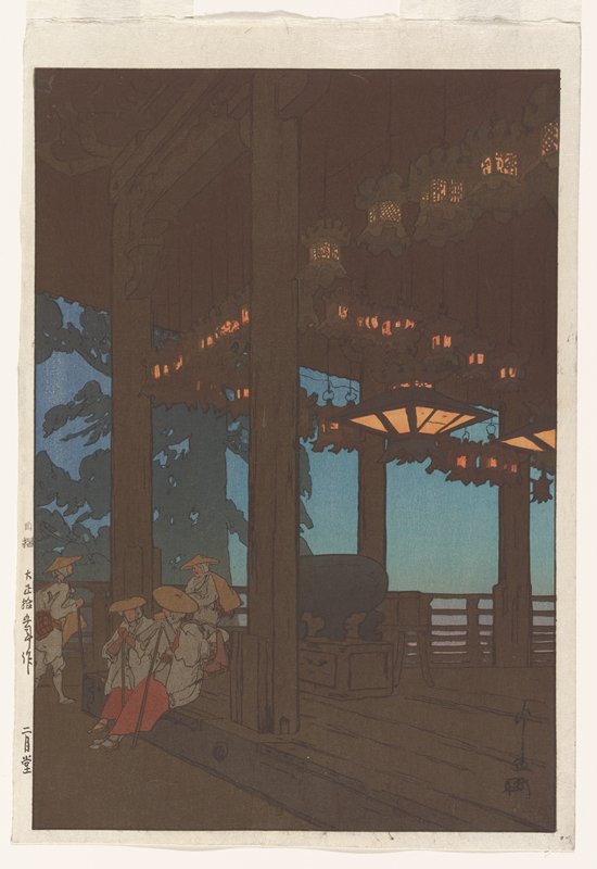 Nigatsudo Temple, Yoshida Hiroshi, 1926