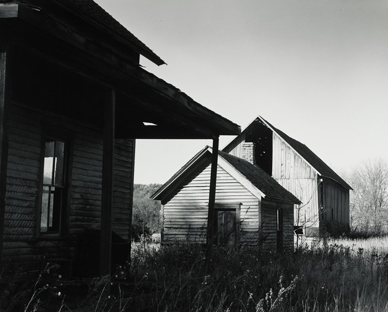 Untitled (farm house, shed and barn), Robert Gene Wilcox, 20th century