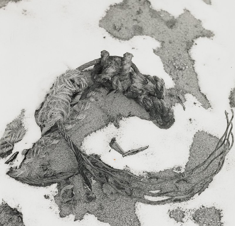Untitled (rope in snow), Robert Gene Wilcox, 20th century