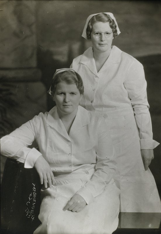 Untitled (two nurses), James Van Der Zee, 1934