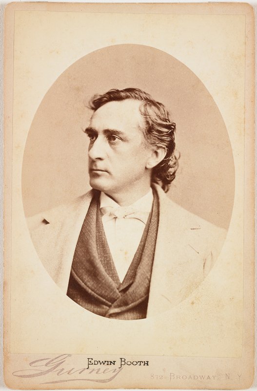 Edwin Booth (1833-1893), Jeremiah Gurney, c. 1875