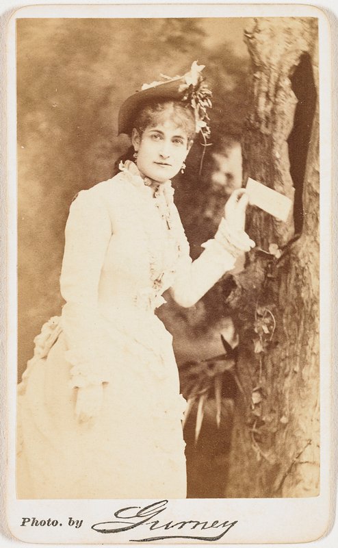 Untitled [portrait of an unidentified actress], Jeremiah Gurney, 19th century