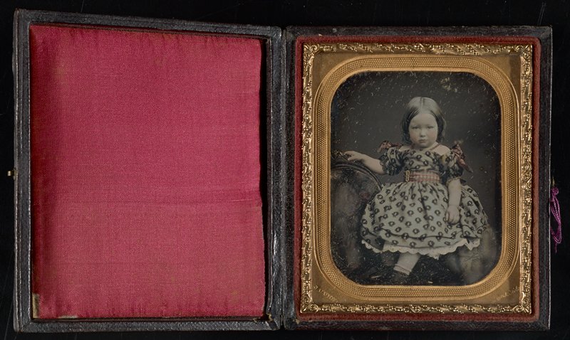 Без названия [portrait of a girl seated in the 'Gurney chair'], Джеремайя Герни, 1852–58