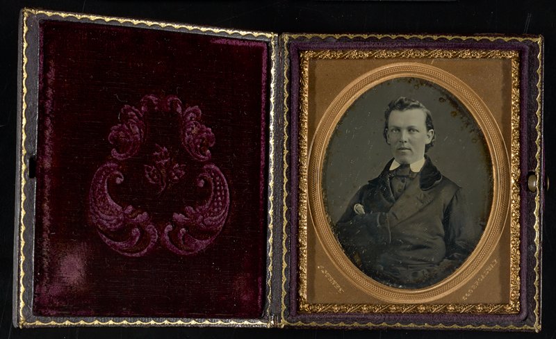 Без названия [half-length portrait of a young man], Джеремайя Герни, 1852–58