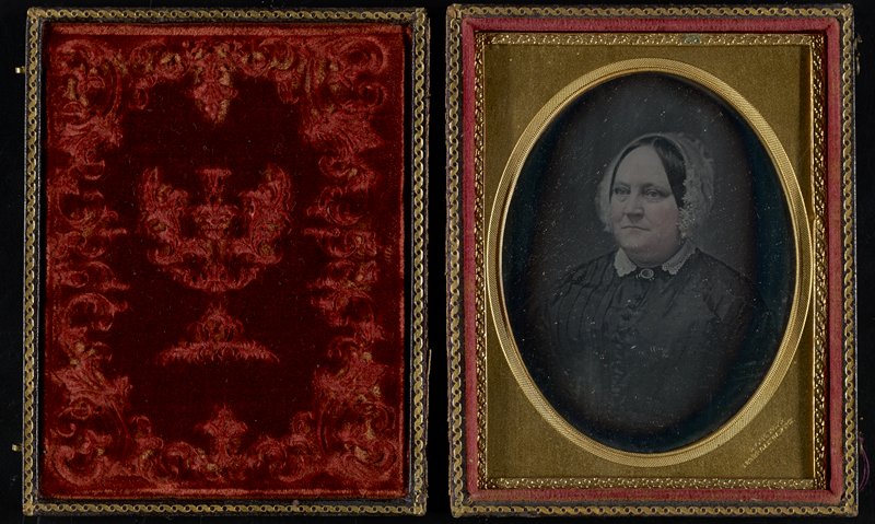 Без названия [bust portrait of a woman with lace cap], Джеремайя Герни, ок. 1844–1852