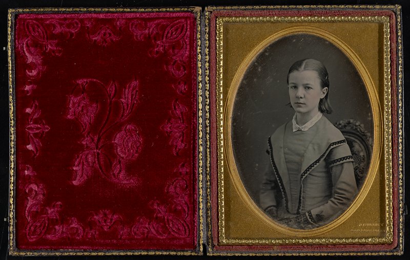 Без названия [portrait of a young girl seated in the 'Gurney chair'], Джеремайя Герни, 1852–58