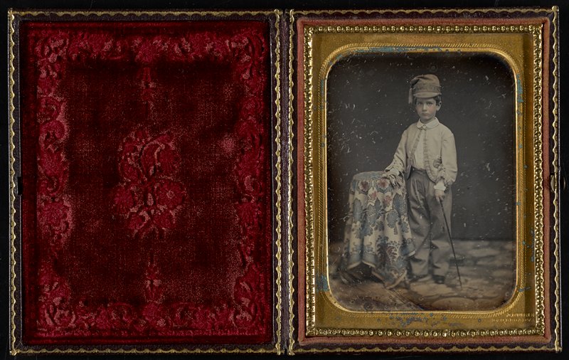 Без названия [portrait of a boy in costume], Джеремайя Герни, 1852–58