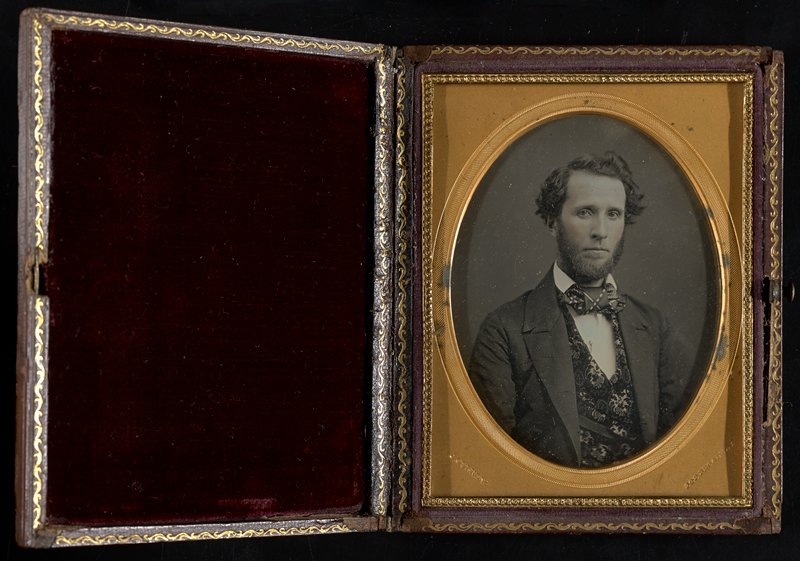 Без названия [half-length view of a young man], Джеремайя Герни, 1852–58