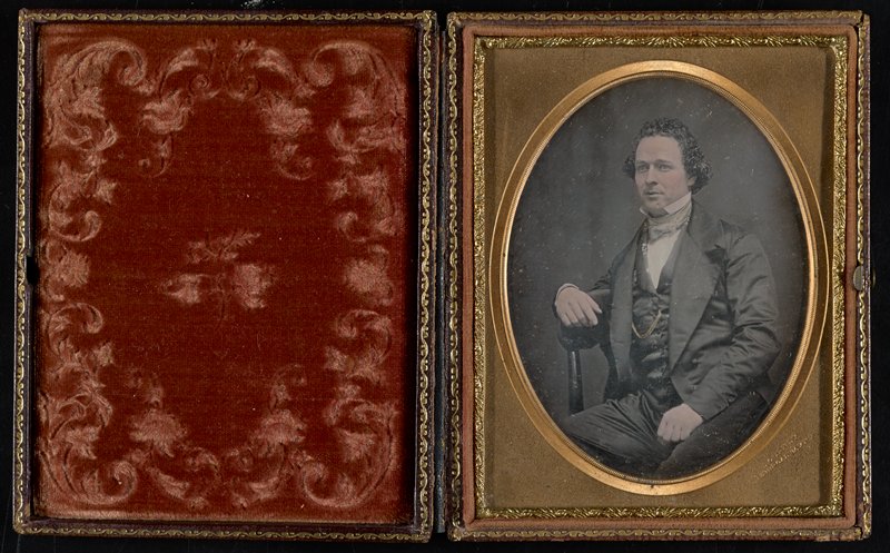 Без названия [three-quarter view of a gentleman], Джеремайя Герни, ок. 1844–1852