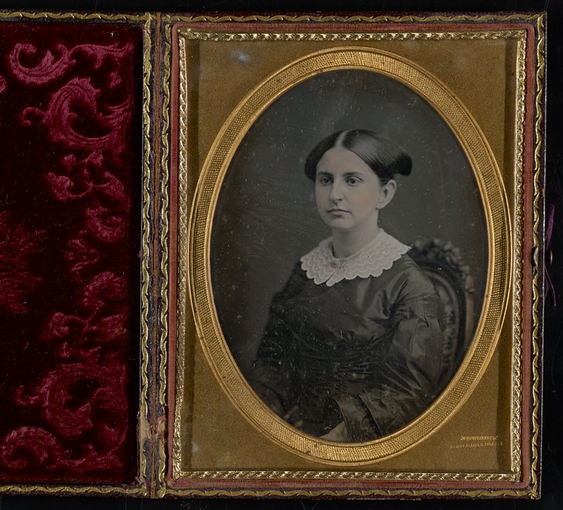 Без названия [half-length view of a young girl seated in the 'Gurney chair'], Джеремайя Герни, 1852–58