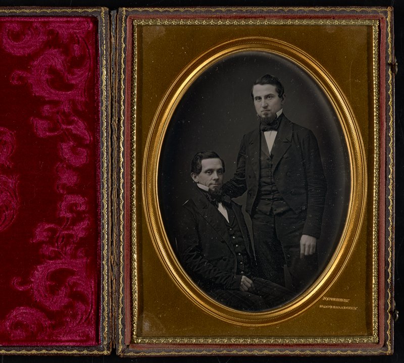 Без названия [portrait of two gentleman], Джеремайя Герни, 1852–58