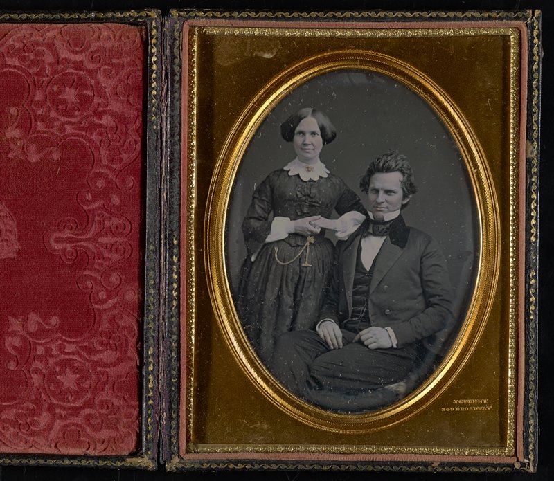 Без названия [portrait of a man and woman], Джеремайя Герни, 1852–58