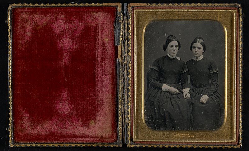 Без названия [portrait of two young women], Джеремайя Герни, ок. 1844–1852