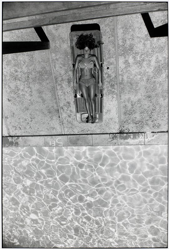 Untitled [sunbathing by pool], Garry Winogrand, 1981