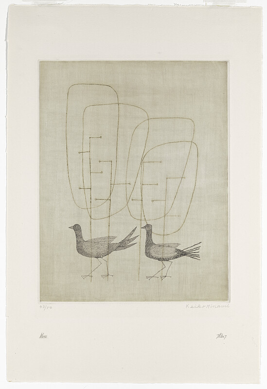 Oiseaux dans les bois (Birds in woods), Minami Keiko, 1961