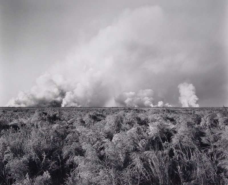 Marsh Fire, Bolivar Peninsula, Texas, Frank W. Gohlke, 1978