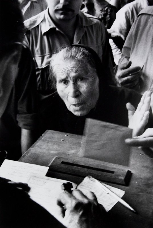 Untitled (Elderly Woman at Desk), Marc Riboud, c. 1964