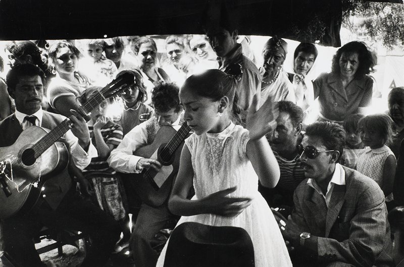 Manitas de Plata and Friends at Gypsy Pilgrimage, Saintes Maries de la Mer, France, Sabine Weiss, 1960