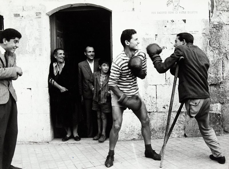 Street Scene in Mussomeli, Sicily, Curtis G. Pepper, 20th century