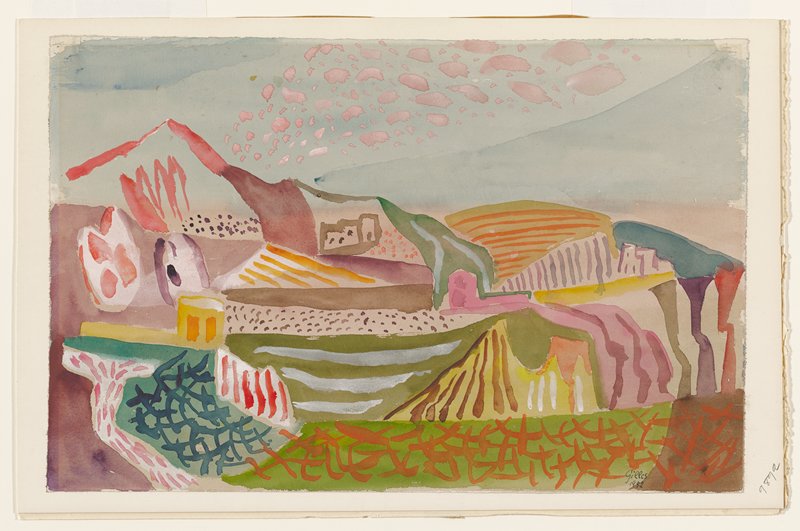 Landscape, Werner Gilles, 1952