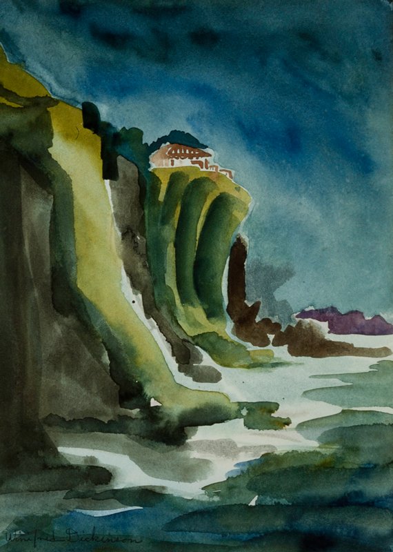Coastal Scene, Winifred Dickinson, 20th century