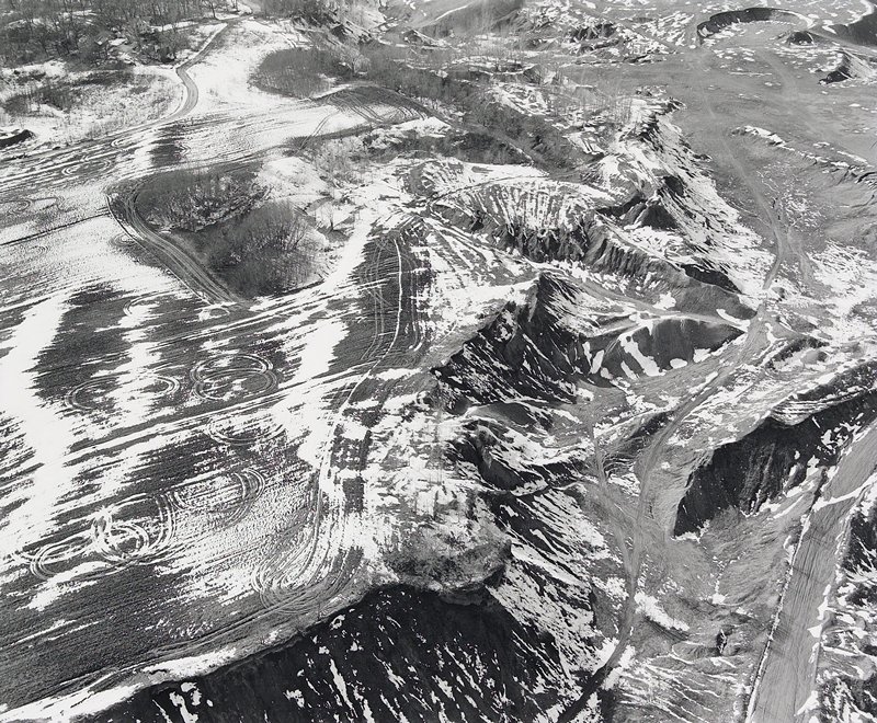 Aerial View: Quarry and Fields, Hennepin County, Minnesota, Frank W. Gohlke, 1982