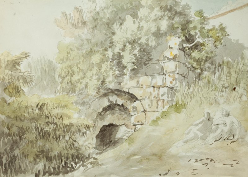 Landscape with Ruins, Carlo Labruzzi, 19th century