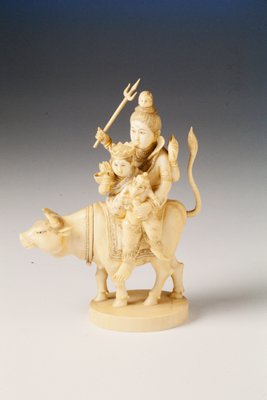 Untitled (Cow with Siva and Parvati and Ganesa)