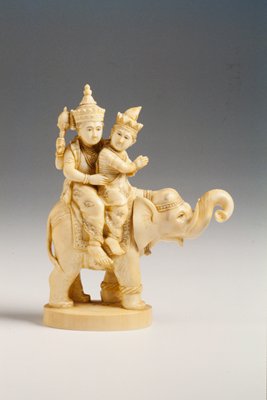 Untitled (Elephant with Siva and Parvati)
