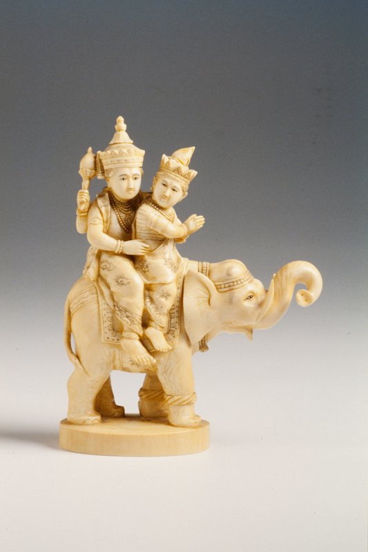 Untitled (Elephant with Siva and Parvati)