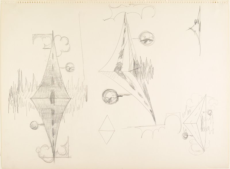 Study for 'Minnesota Morning' by Allan D'Arcangelo