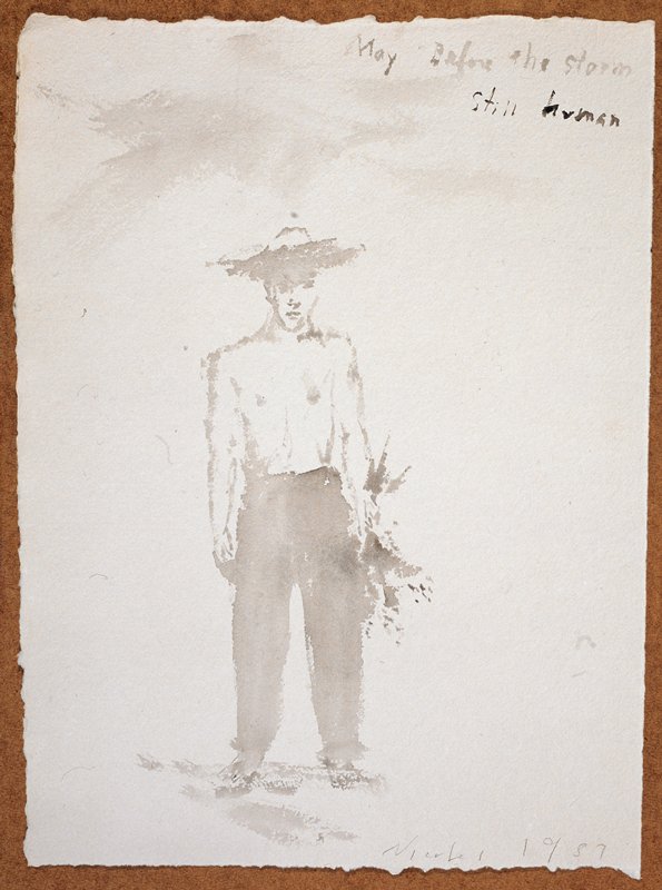 Study for May - Before the Storm, Still Human, from the portfolio Lilacs and Smoke, Nicolas Africano, 1987