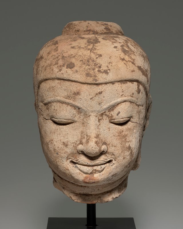 Head from an image of the Buddha, Myanmar (Burma) | Mia
