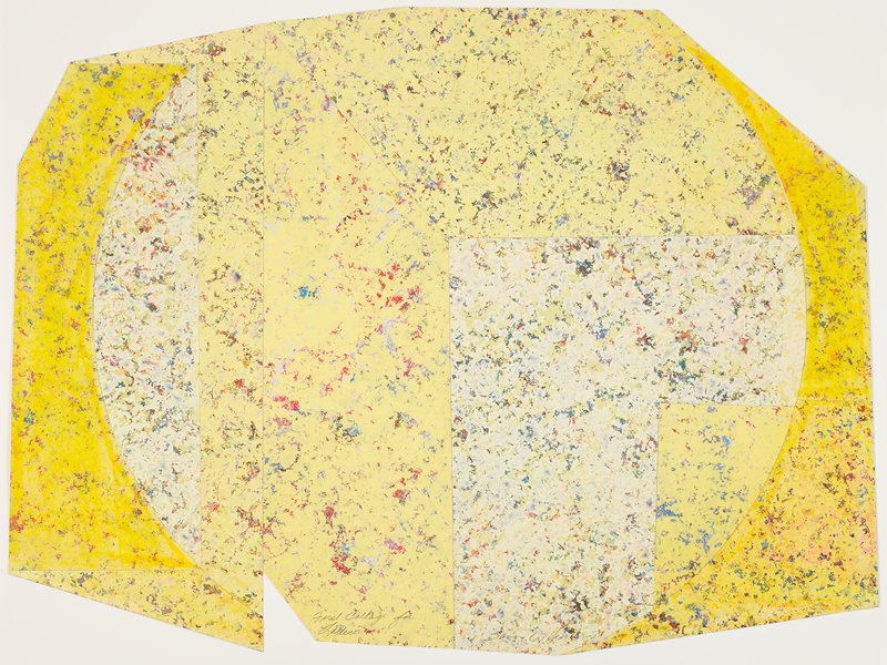 Study for Lattice, Sam Gilliam, 1981