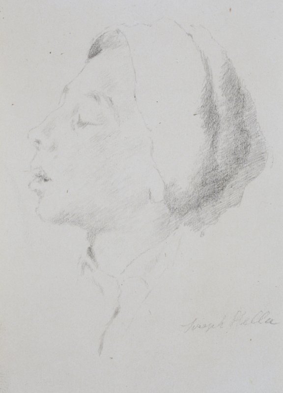 Woman's Head, Joseph Stella, c. 1910