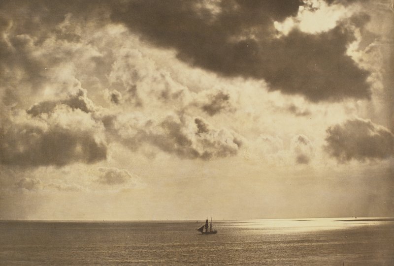 Brig on the Water, Gustave Le Gray, 1856
