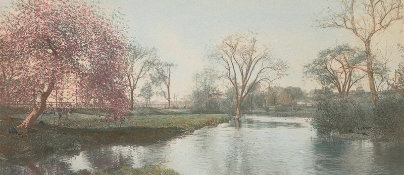 Untitled [river and trees], Wallace Nutting, 20th century