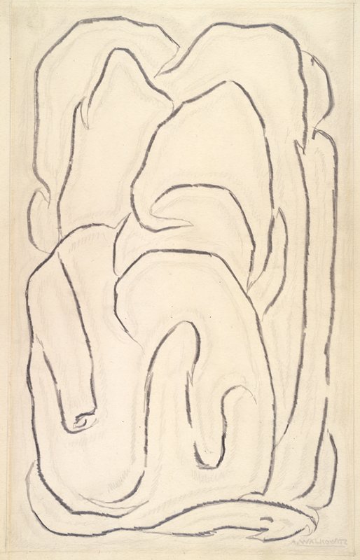 Abstraction, Abraham Walkowitz, c. 1914