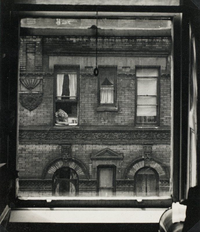 Woman at Window, East Side, New York, Jerome Liebling, 1948
