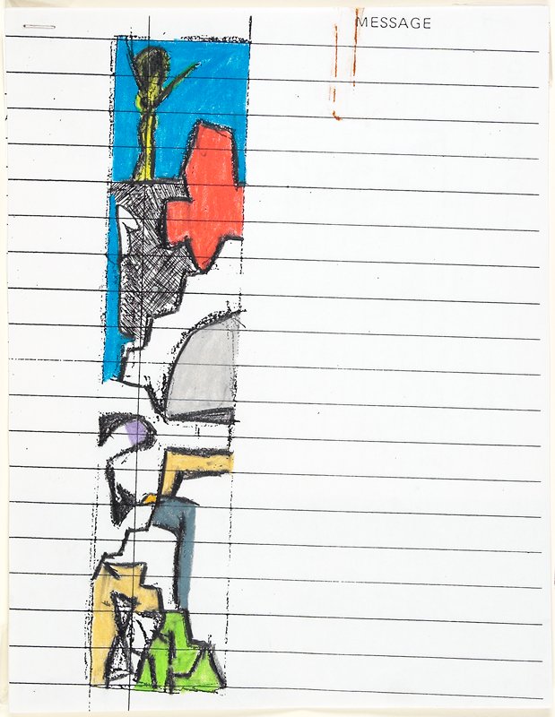 Study for 'Mountain Journey', Tony Berlant, c. 1989–91